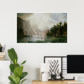 カリフォルニア州シエラネバダ山脈の間で ポスター (ホームオフィス)