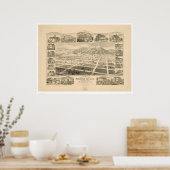 カリフォルニア州シエラマドレー(1617A) ポスター (キッチン)