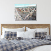 カリフォルニア州シティオークランドの空中表示 キャンバスプリント (インサイチュ (寝室))