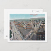 カリフォルニア州シティオークランドの空中表示 ポストカード (正面/裏面)