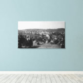 カリフォルニア州シティグラスバレーの空中景色 キャンバスプリント (インサイチュ (ウッドフロア))