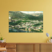 カリフォルニア州シティケネットの空中表示 キャンバスプリント (インサイチュ (リビング))