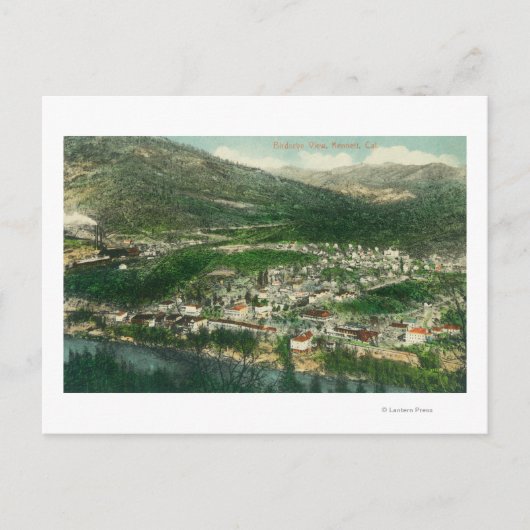 カリフォルニア州シティケネットの空中表示 ポストカード (正面)