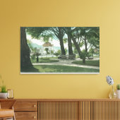 カリフォルニア州シティパークビューアラメダ キャンバスプリント (インサイチュ (リビング))