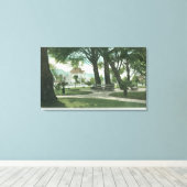 カリフォルニア州シティパークビューアラメダ キャンバスプリント (インサイチュ (ウッドフロア))