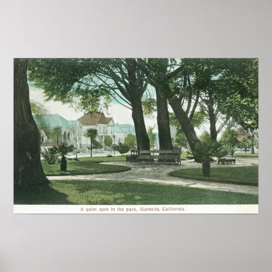 カリフォルニア州シティパークビューアラメダ ポスター (正面)