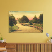 カリフォルニア州シティプラザヘイワードの景色 キャンバスプリント (インサイチュ (リビング))