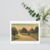 カリフォルニア州シティプラザヘイワードの景色 ポストカード (スタンド正面)