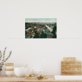 カリフォルニア州シティヴァレホの航空写真 ポスター (キッチン)