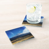 カリフォルニア州シャスタ山 ガラスコースター (アングル)