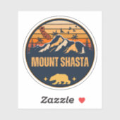 カリフォルニア州シャスタ山 シール (シート)