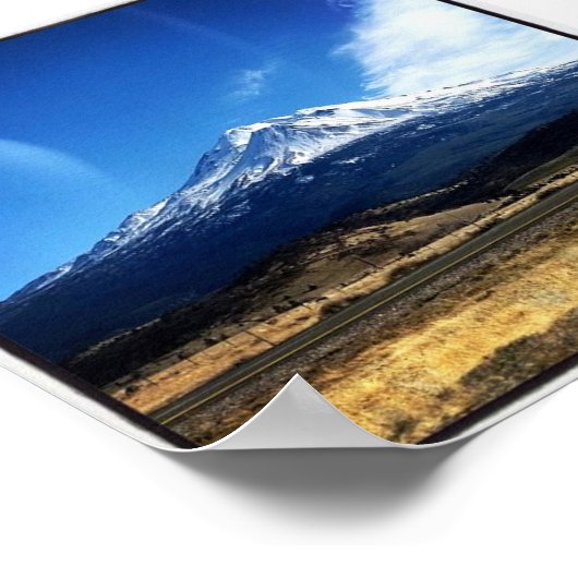 カリフォルニア州シャスタ山 ポスター (角)