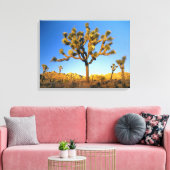 カリフォルニア州ジョシュア・ツリー国立公園。アメリカ。 キャンバスプリント (インサイチュ (リビング))