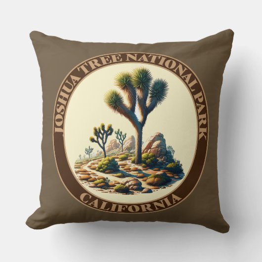 カリフォルニア州ジョシュア・ツリー国立公園 クッション (正面)