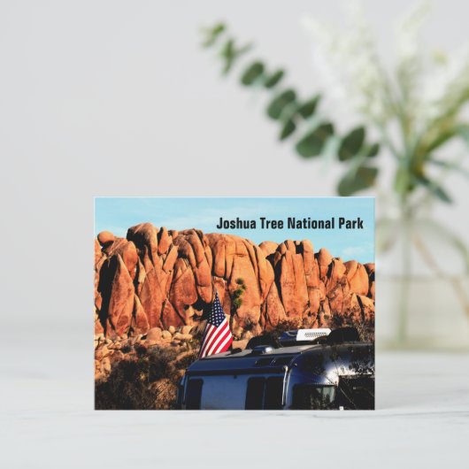 カリフォルニア州ジョシュア・ツリー国立公園 ポストカード (スタンド正面)