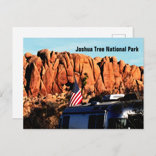 カリフォルニア州ジョシュア・ツリー国立公園 ポストカード (正面/裏面)