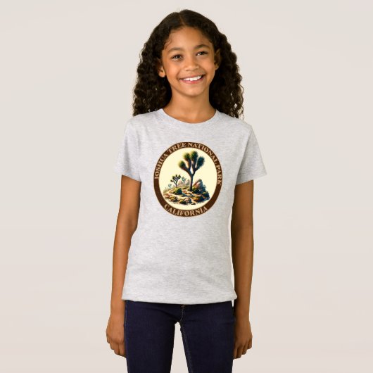 カリフォルニア州ジョシュア・ツリー国立公園 Tシャツ (正面フル)