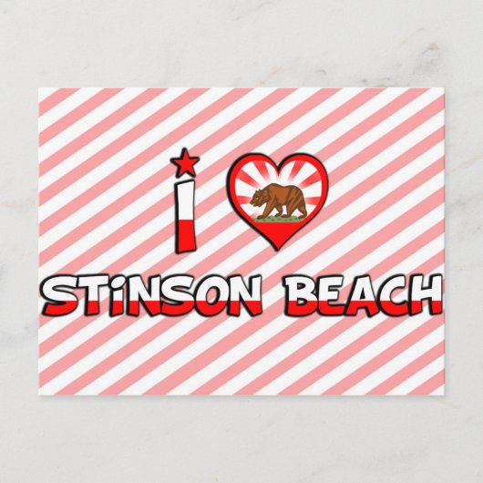 カリフォルニア州スティンソンビーチ ポストカード (正面)