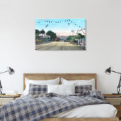 カリフォルニア州ストリートオークランドからアイドラパークの景色 キャンバスプリント (インサイチュ (寝室))