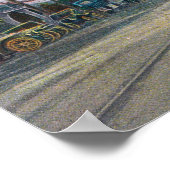 カリフォルニア州ストリートオークランドからアイドラパークの景色 ポスター (角)