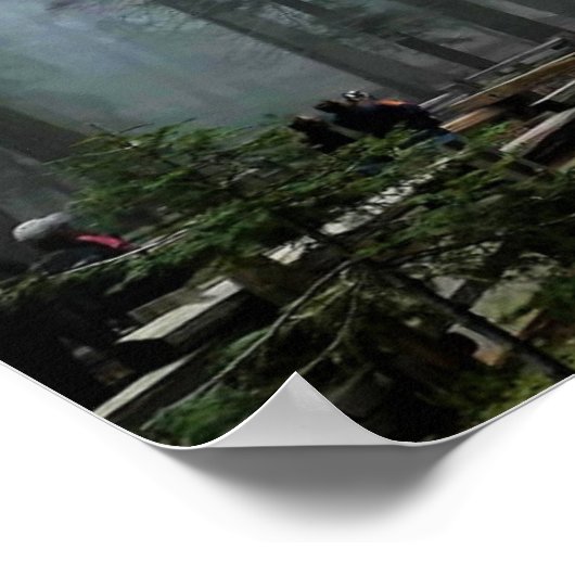 カリフォルニア州セコイア州シャーマンツリー ポスター (角)