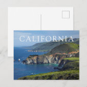 カリフォルニア州セントラルコースト ポストカード (正面/裏面)