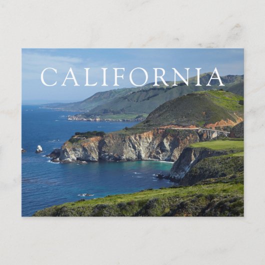 カリフォルニア州セントラルコースト ポストカード (正面)