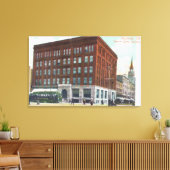 カリフォルニア州セントラルバンクBldgOaklandの外観 キャンバスプリント (インサイチュ (リビング))