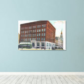 カリフォルニア州セントラルバンクBldgOaklandの外観 キャンバスプリント (インサイチュ (ウッドフロア))