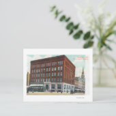 カリフォルニア州セントラルバンクBldgOaklandの外観 ポストカード (スタンド正面)