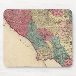 カリフォルニア州ソノマ郡地図 マウスパッド