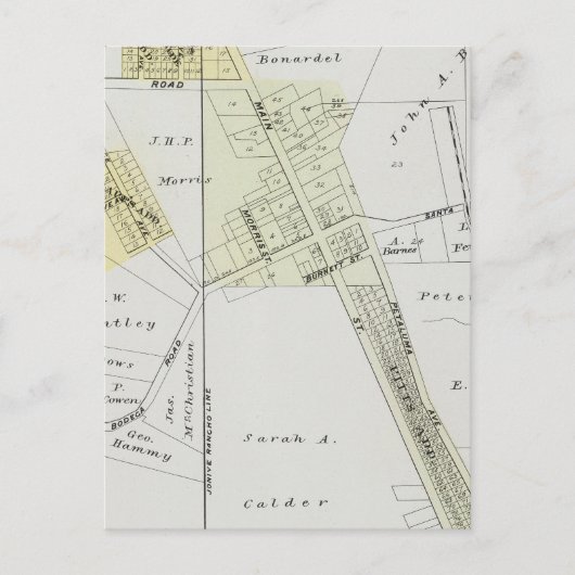 カリフォルニア州ソノマ郡12 ポストカード (正面)