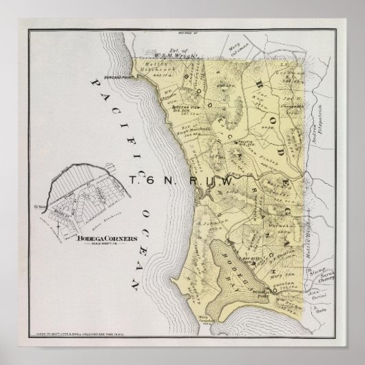 カリフォルニア州ソノマ郡15 ポスター (正面)