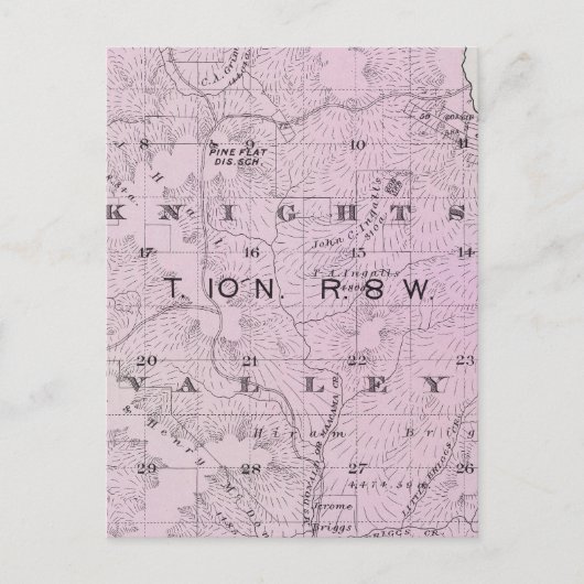 カリフォルニア州ソノマ郡17 ポストカード (正面)