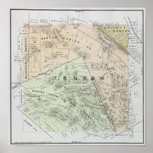 カリフォルニア州ソノマ郡26 ポスター (正面)