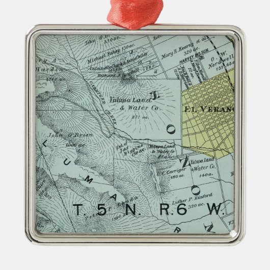 カリフォルニア州ソノマ郡26 メタルオーナメント (正面)