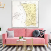 カリフォルニア州ソノマ郡28 キャンバスプリント (インサイチュ (リビング))