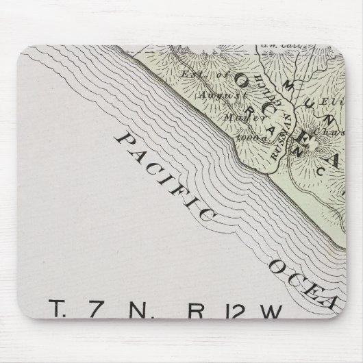 カリフォルニア州ソノマ郡28 マウスパッド (正面)