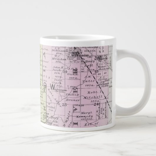 カリフォルニア州ソノマ郡2 ジャンボコーヒーマグカップ (右)