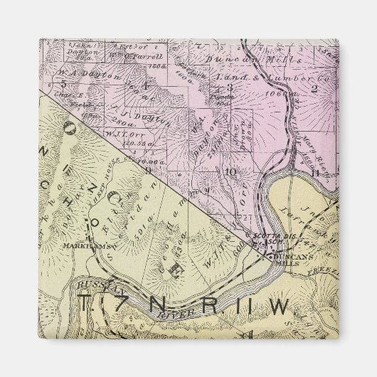 カリフォルニア州ソノマ郡8 マグネット (正面)