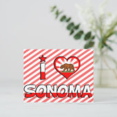 カリフォルニア州ソノマ ポストカード (スタンド正面)