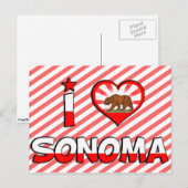 カリフォルニア州ソノマ ポストカード (正面/裏面)