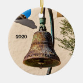 カリフォルニア州ソルバンの旧ミッション・サンタイン セラミックオーナメント (正面)