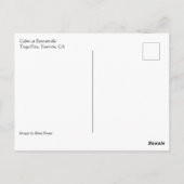 カリフォルニア州タイオガパスのベンネットビルのキャビン ポストカード (裏面)