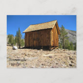 カリフォルニア州タイオガパスのベンネットビルのキャビン ポストカード (正面)