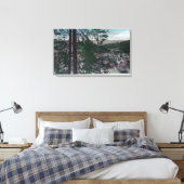 カリフォルニア州タウンゲーンビルの空中表示 キャンバスプリント (インサイチュ (寝室))