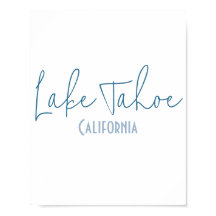 カリフォルニア州タホ湖の思い出