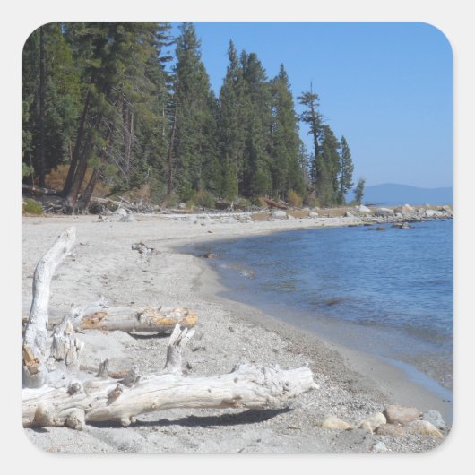 カリフォルニア州タホ湖 スクエアシール (正面)