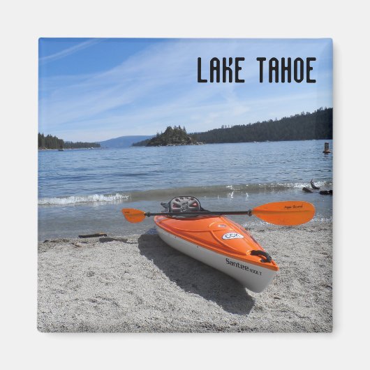 カリフォルニア州タホ湖 マグネット (正面)