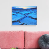 カリフォルニア州ダスク、デスバレー キャンバスプリント (インサイチュ (リビング))